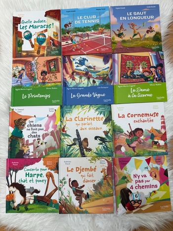 Lot de 12 livres pour enfants – Hachette / McDonald’s – Neufs