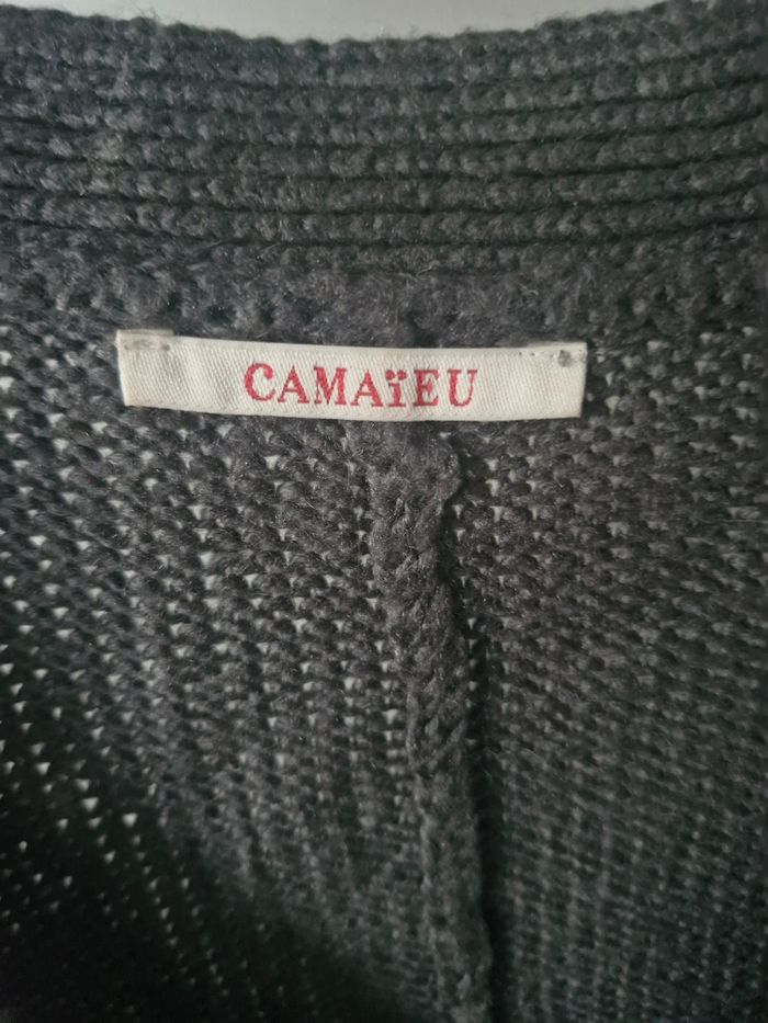 Cardigan gris Manches chauve-souris - photo numéro 2