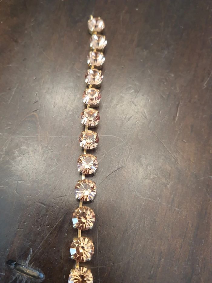 Magnifique Collier cristal Swarovski jaune or - photo numéro 16