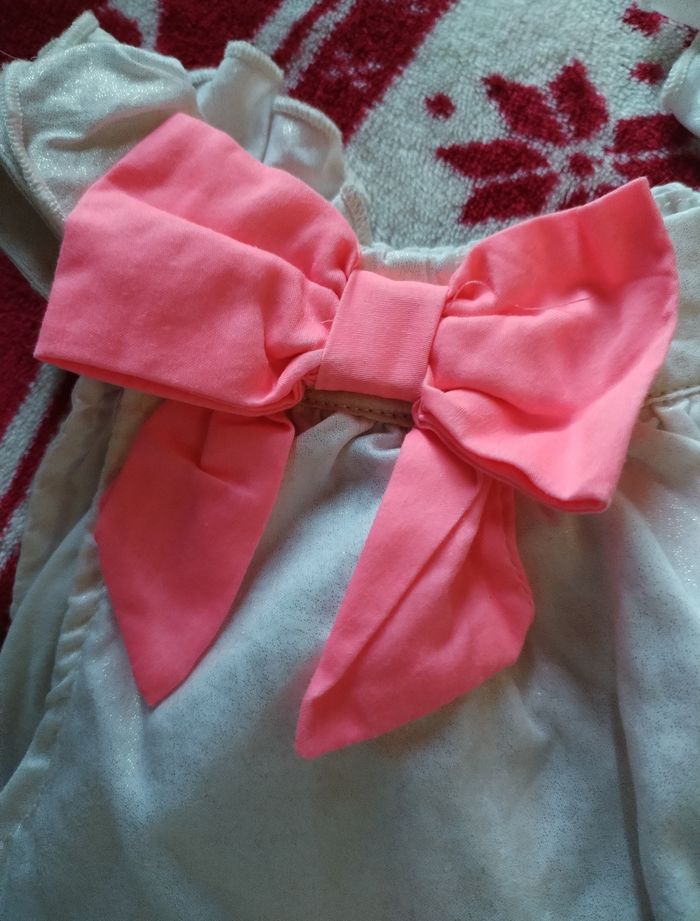 Jolie robe élégante légèrement pailleté "Verbaudet" 100% coton - photo numéro 9