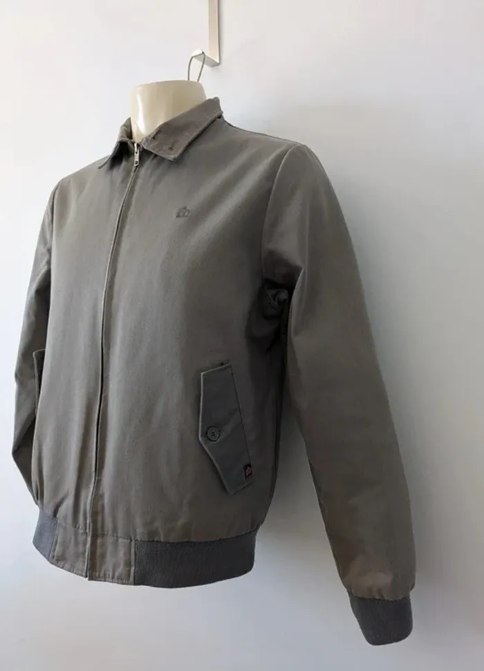 Veste Harrington grise zippée - MERC London - taille S - photo numéro 3