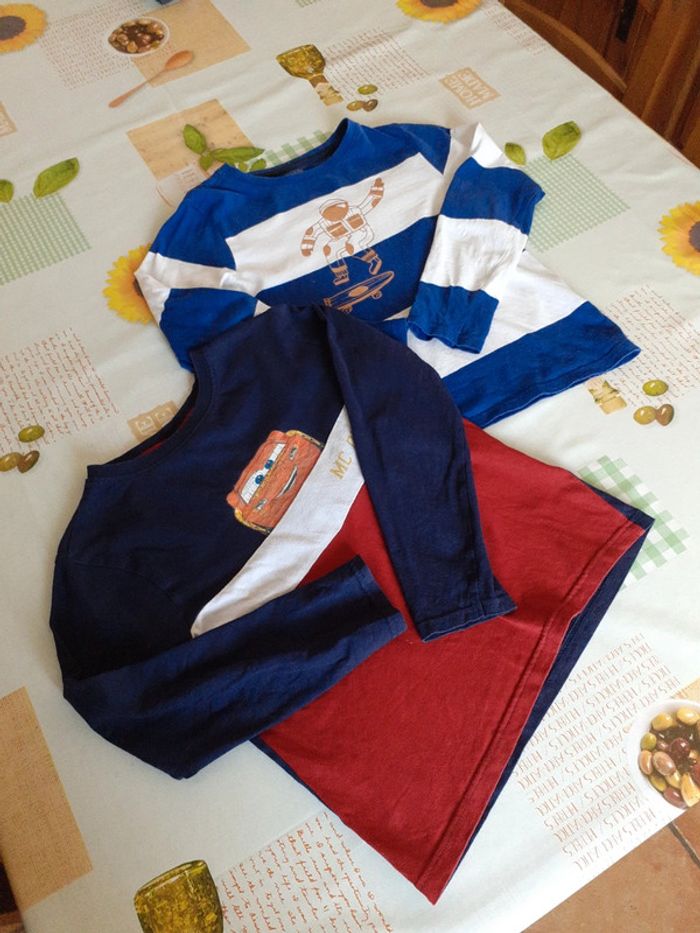 Lot de 2 tee-shirt manches longues