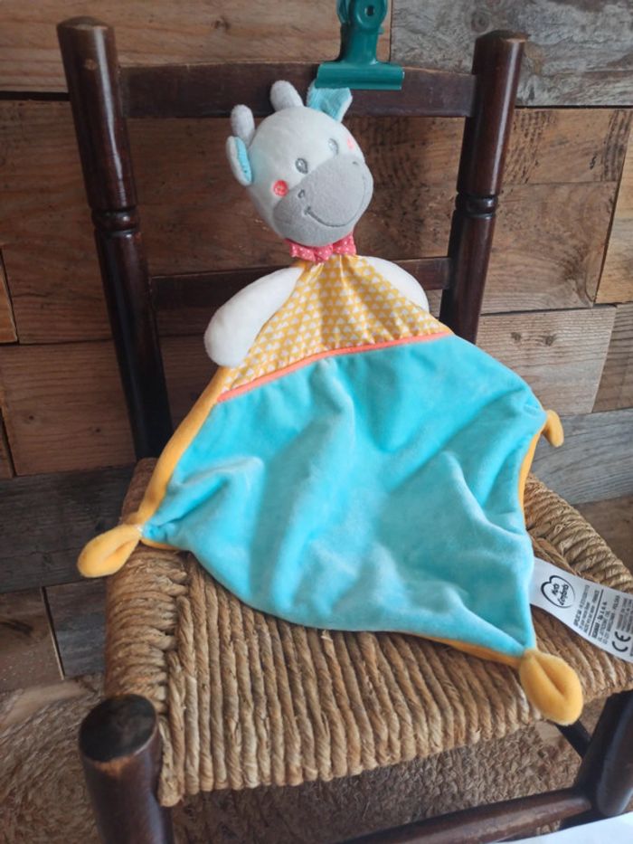 Doudou girafe mots d'enfant tbe - photo numéro 3