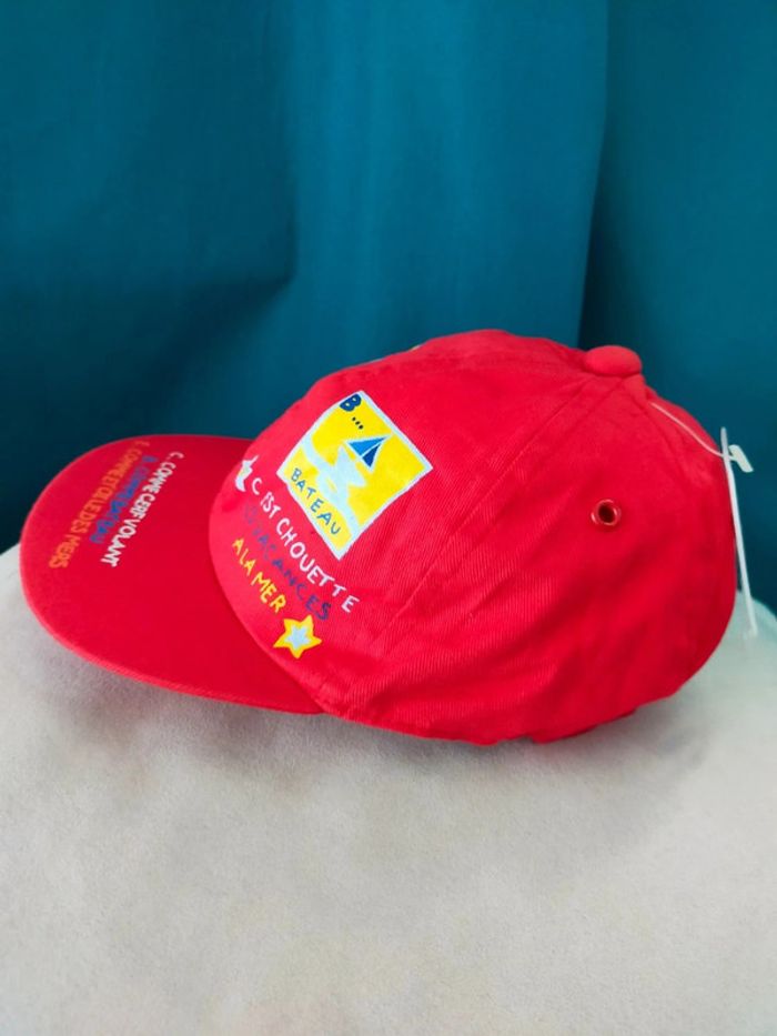 asquette enfant rouge – C comme cerf-volant – 50 cm - photo numéro 4