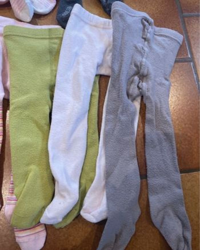 Lot 15 collants bébé 6/12 mois - photo numéro 5