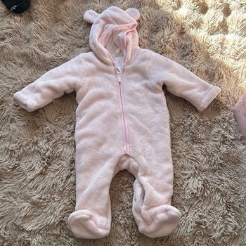 Combinaison, enfant, fille, trois mois