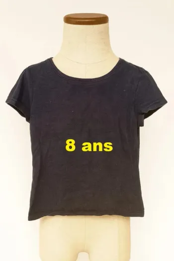 Tee shirt manche courte bleu  marine Orchestra Taille 8 ans