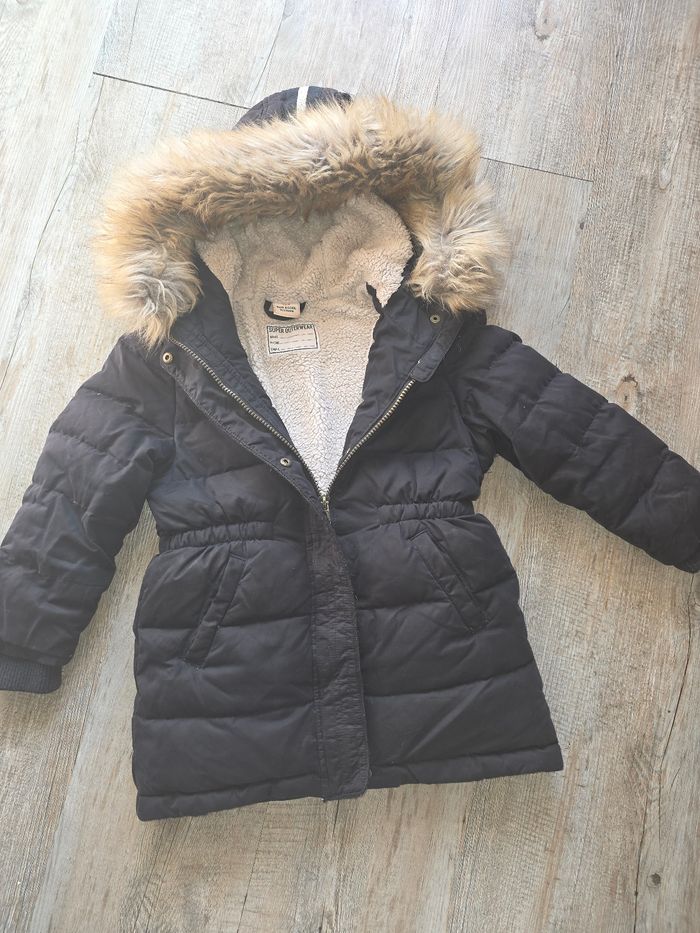 Manteau - doudoune fille tao - tape a l'œil taille 5 ans noir
