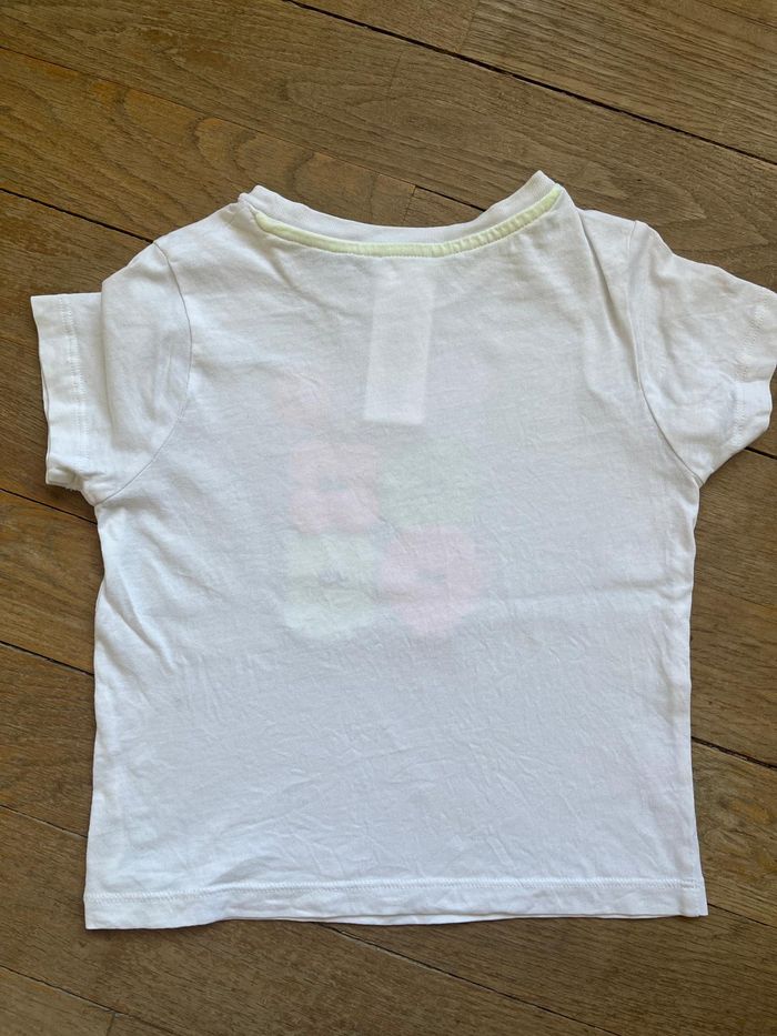 Tee-shirts blanc Jacadi 4 ans - photo numéro 3