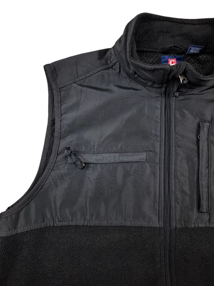 polaire sans manches Chaps noir zippé taille XL - photo numéro 6