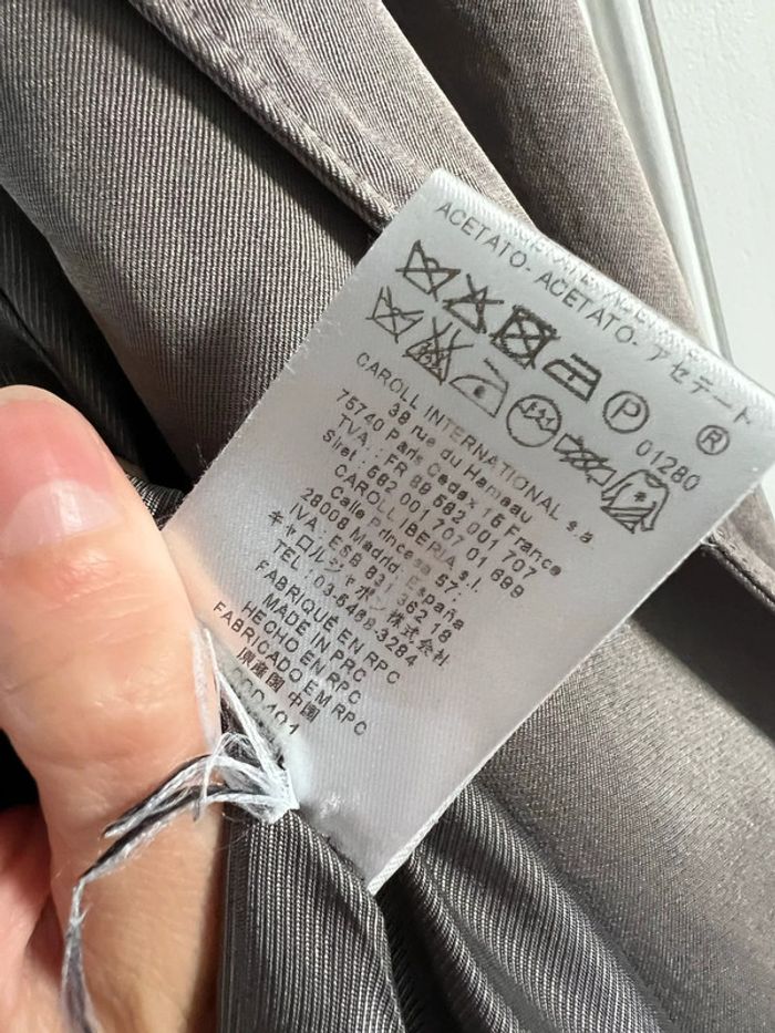 Trench-coat taupe Caroll T38 - photo numéro 3