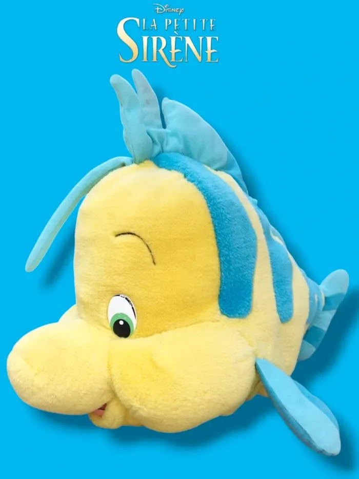 Grande peluche polochon range pyjama la petite sirène - photo numéro 2