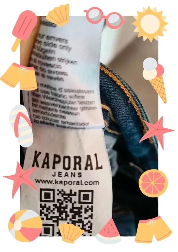 Pantalon jeans slim destroy Kaporal neuf avec étiquettes - photo numéro 12