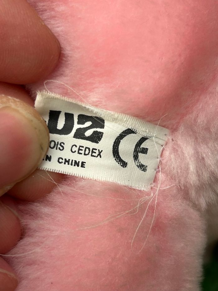 Peluche cochon rose douce 22 cm - photo numéro 4