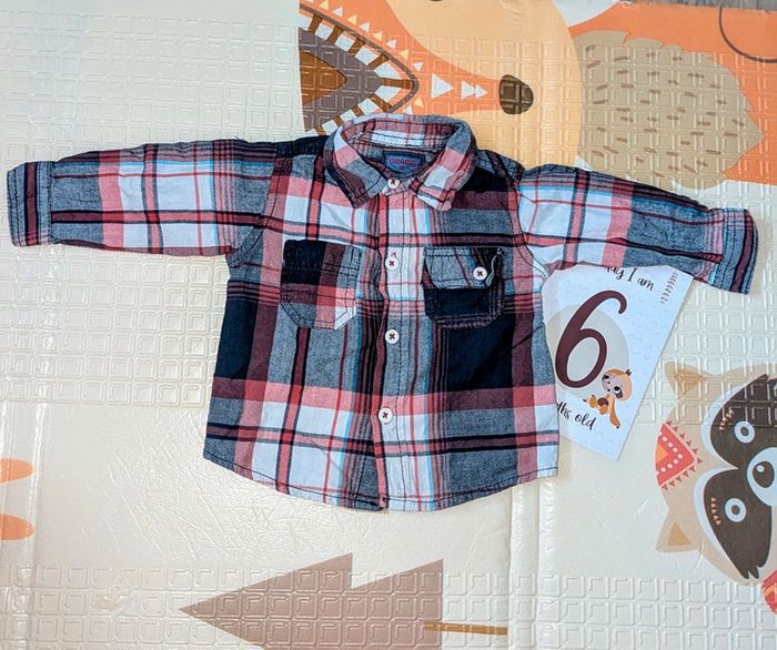 Chemise à manches longues légère 6 mois
