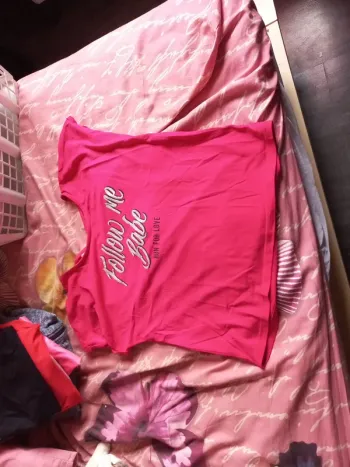 Tee shirt fuchsia Gémo