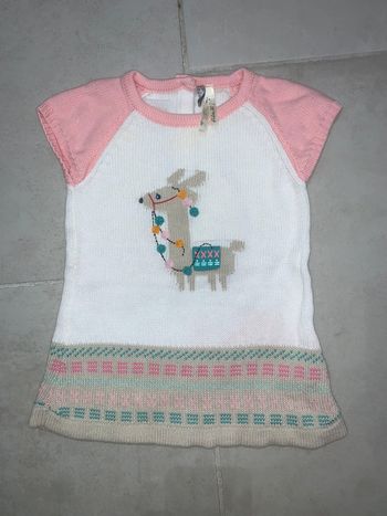 Robe chaude sans manche lama orchestra 3 mois