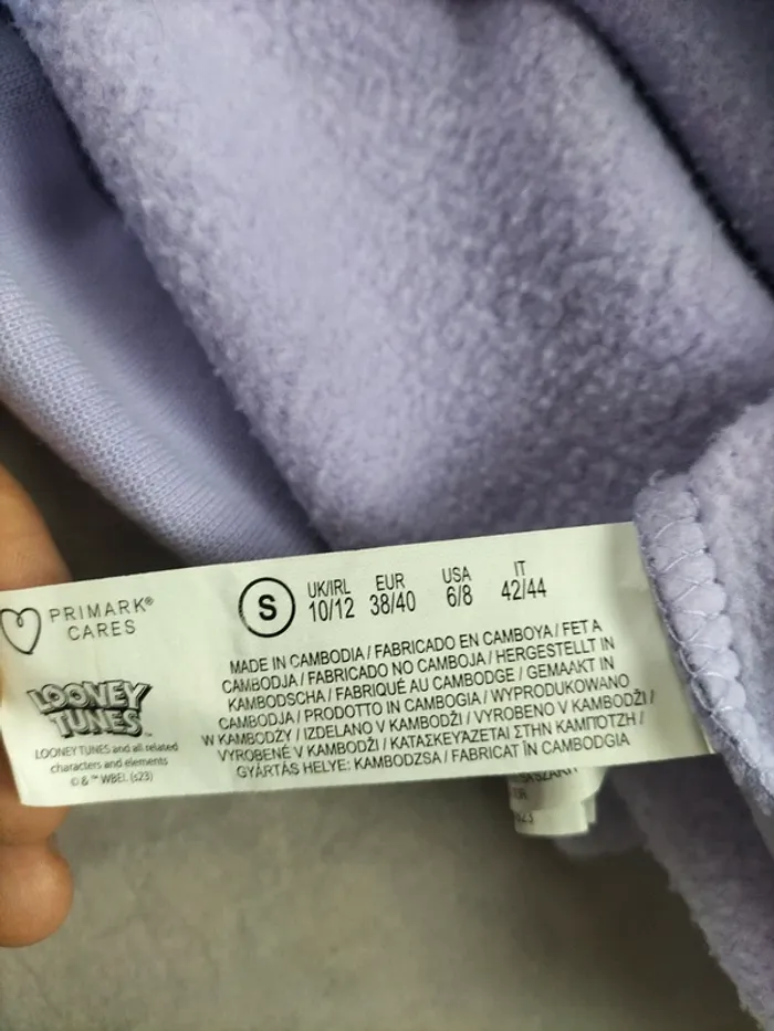 Sweat Looney Tunes – Bugs Bunny (Taille S) - photo numéro 7