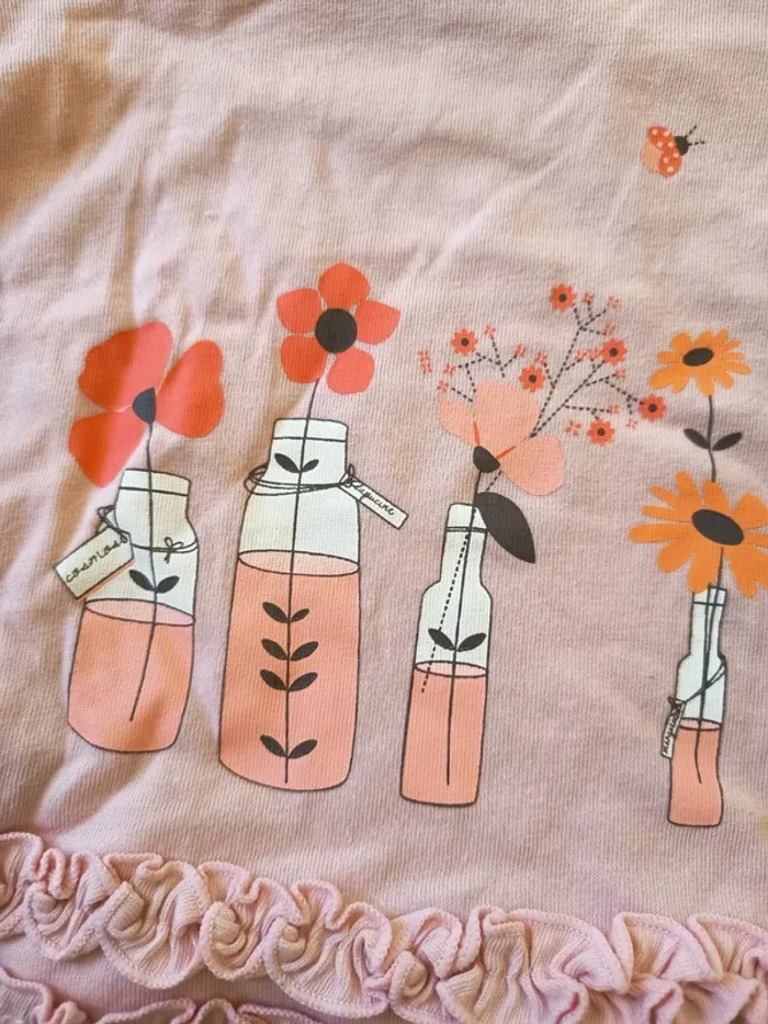 Ensemble d'été Robe legging cullotes en 6M - photo numéro 2