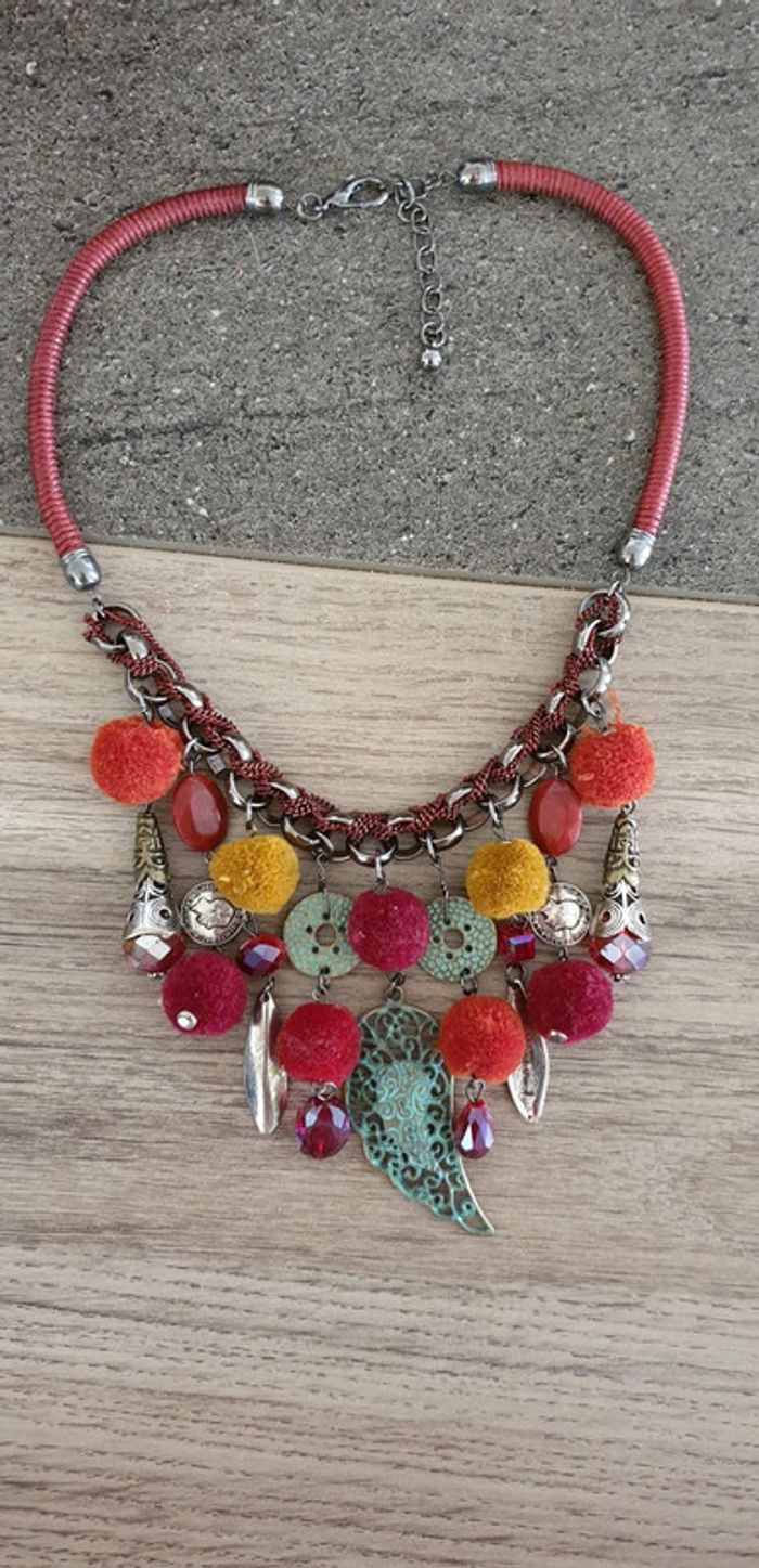 Collier couleurs automnales