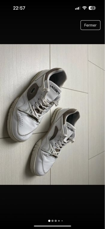 Baskets homme Lacoste pointure 42