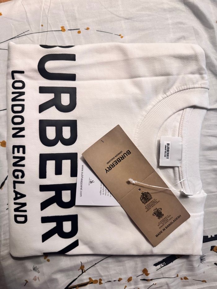 Burberry  T shirt blanc - photo numéro 4