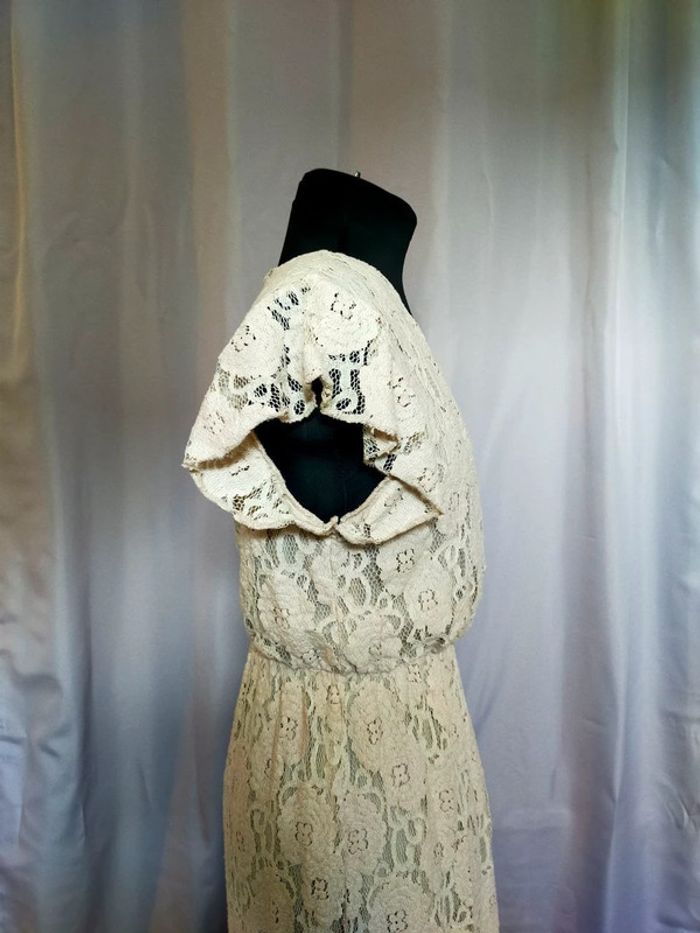 Robe en dentelle écrue – Les Follies – Made in Italy – Neuve avec étiquette - photo numéro 3