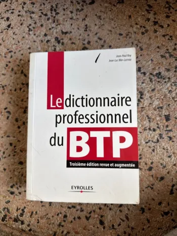 Le dictionnaire professionnel du BTP