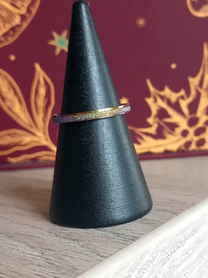 Bague en acier inoxydable taille 15.3 (48) - photo numéro 4