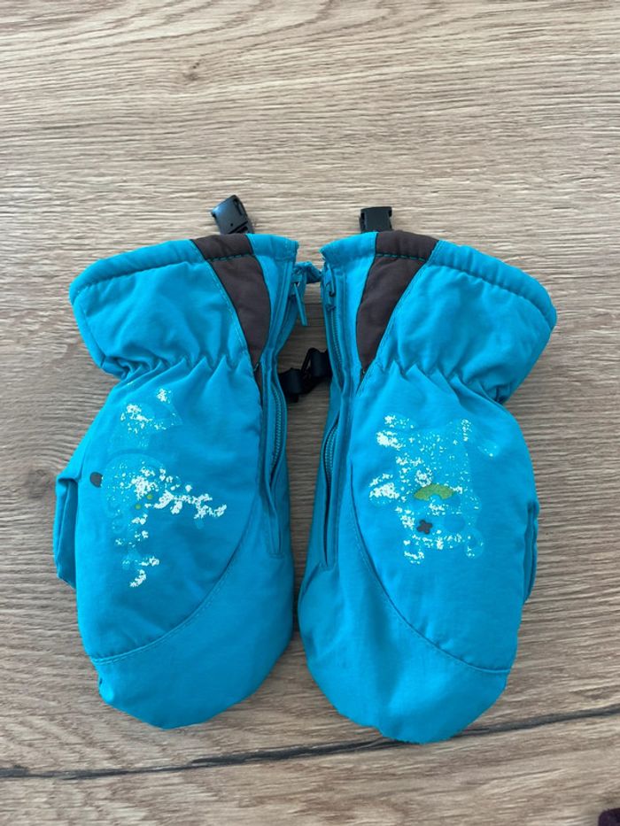 Ensemble salopette+manteau+moufles ski 3 ans - photo numéro 12