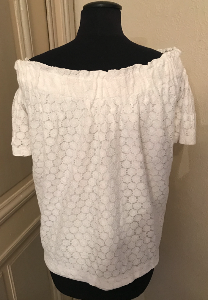 BLOUSE "BLENDSHE" BLANCHE - TAILLE : S - photo numéro 2