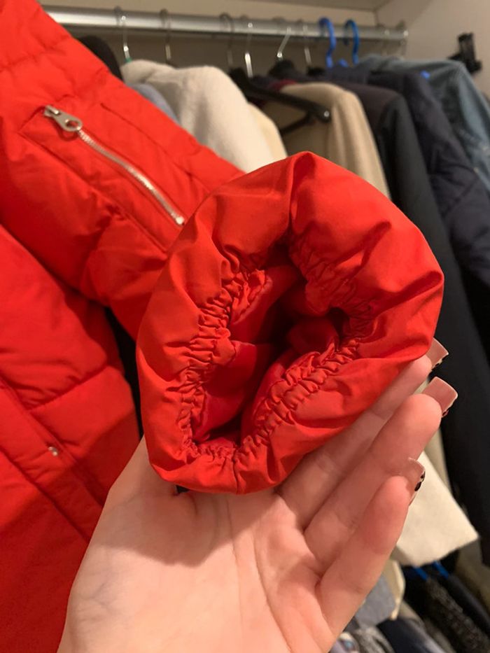 Doudoune hiver rouge - photo numéro 4