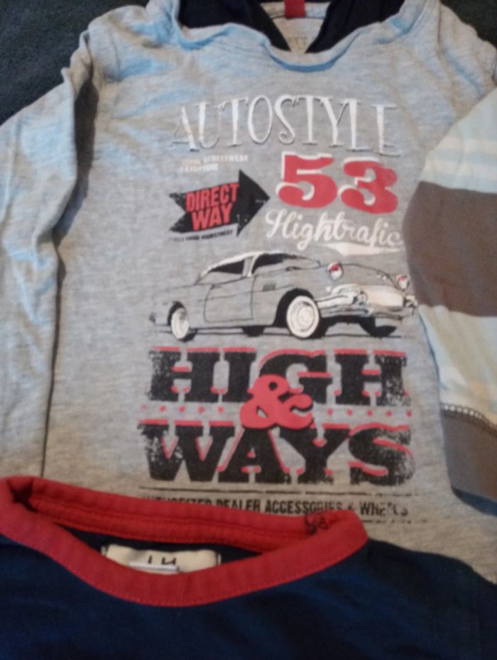 Lot de 10 t-shirts manches longues 3 ans - photo numéro 2