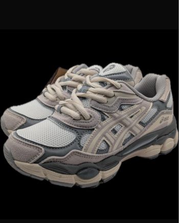 Asics beige/noir/bleû