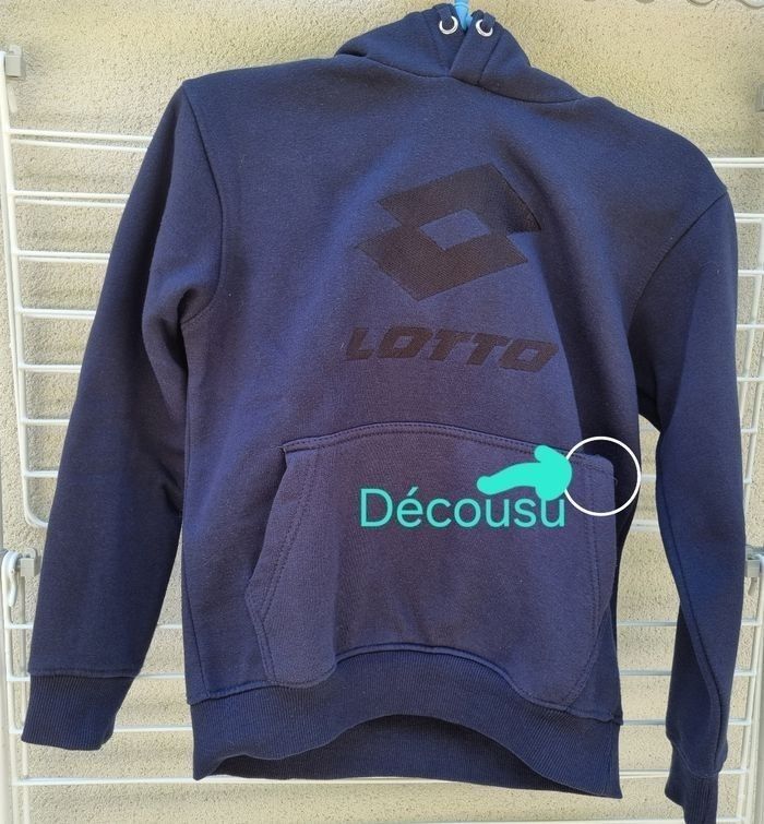 Sweat-shirt à capuche Lotto