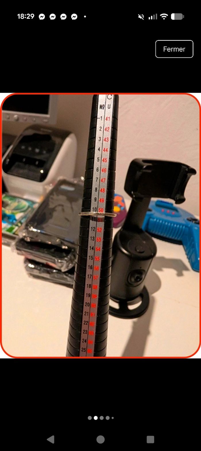 Bague Abeille en Titane - Neuve - Taille 50/51 - photo numéro 6