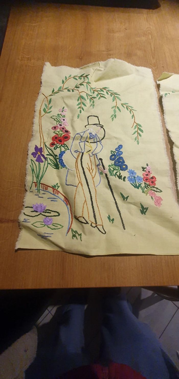 Lot de 2 Broderies - photo numéro 6