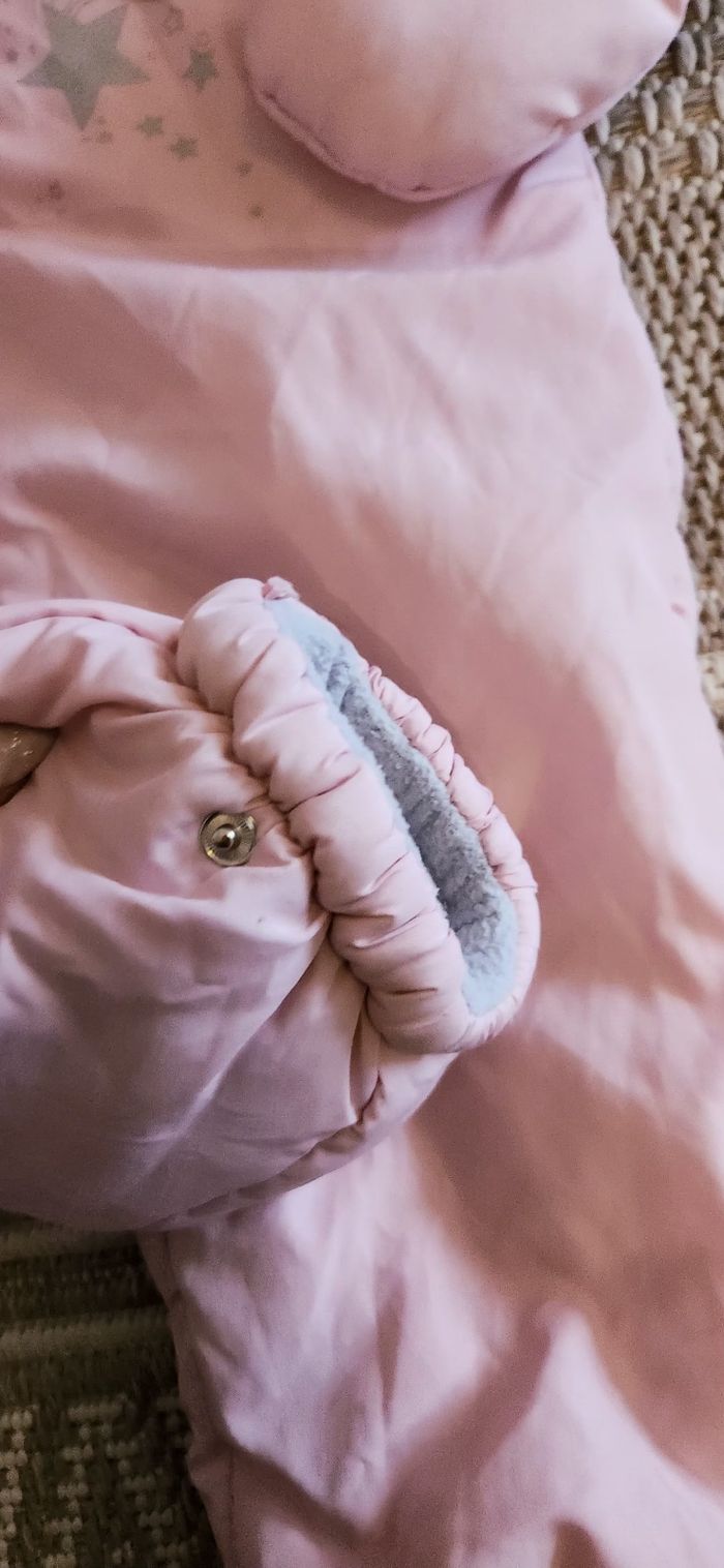 Combinaison Bébé fille 12mois Les P'tits Babies rose - photo numéro 8