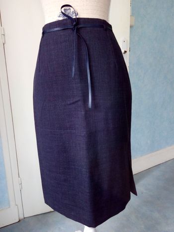 Faby27800 Jupe femme couleur bleue, T 38