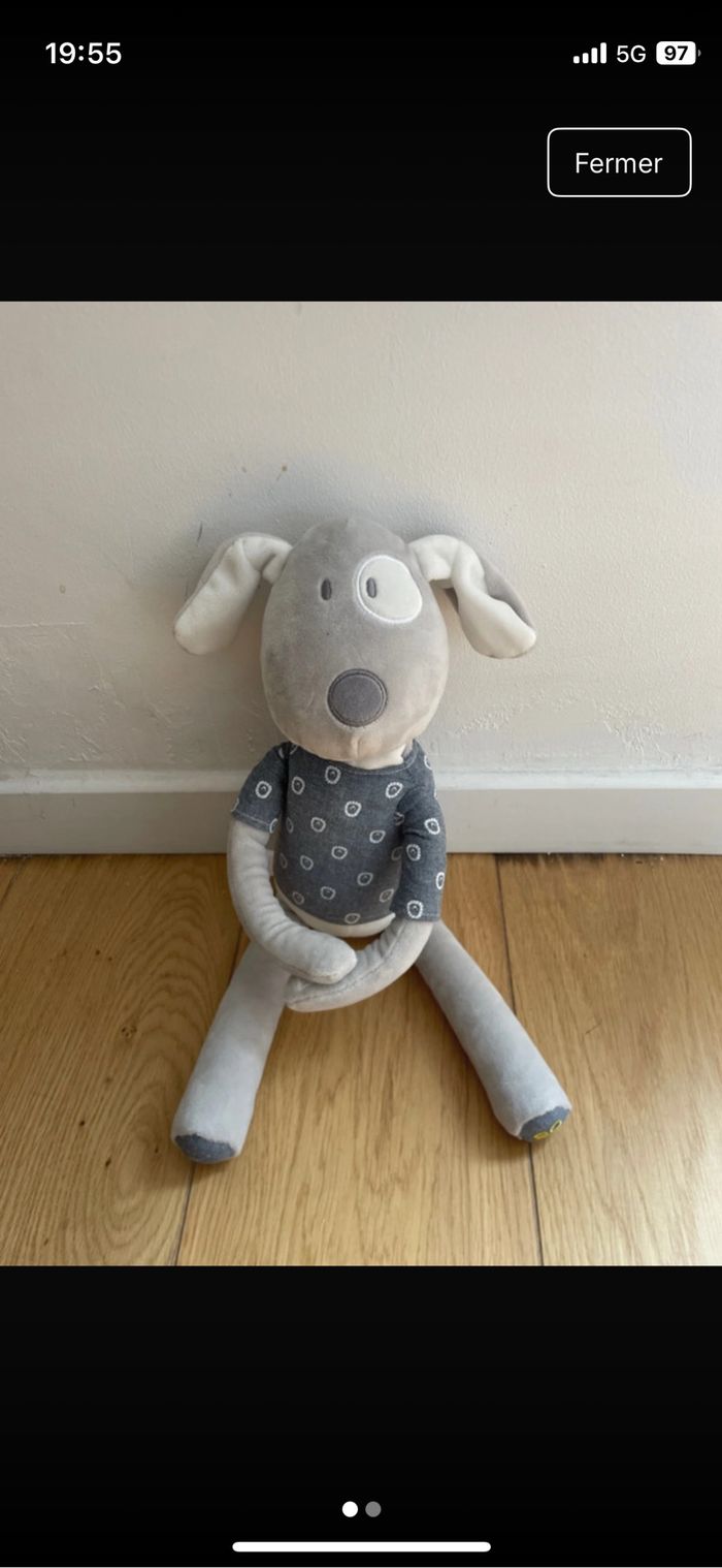 Peluche chien