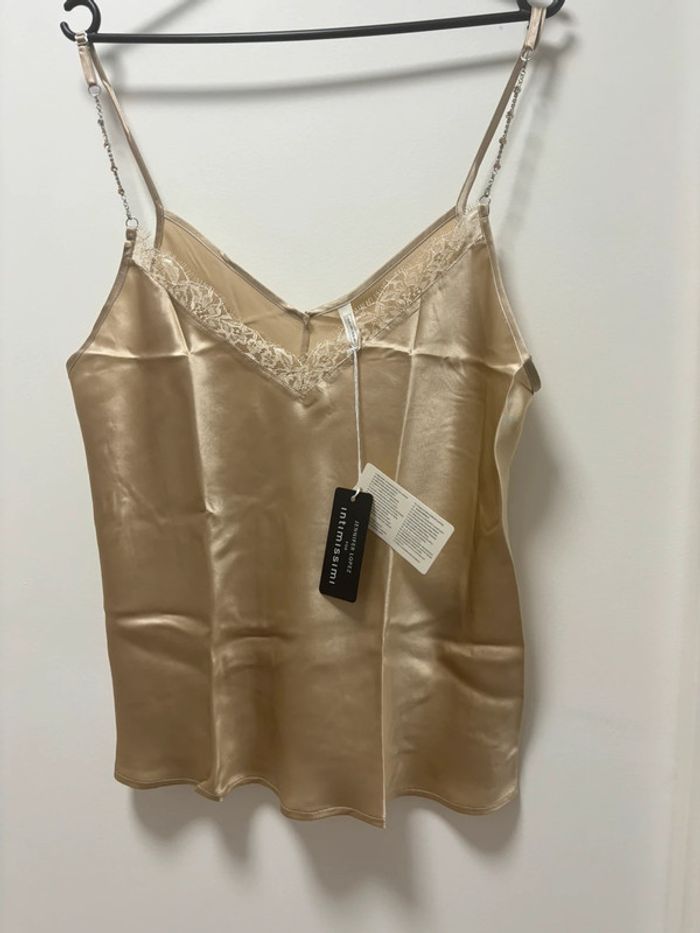 Top beige lingerie pour femme taille XL Jennifer Lopez for Intimissimi