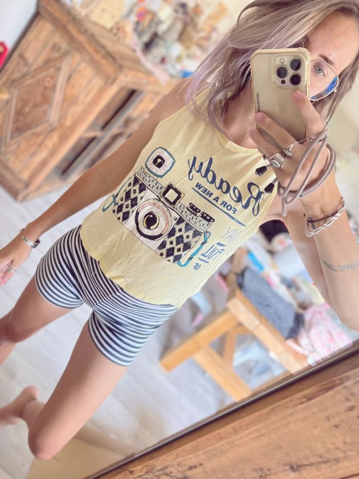 Ensemble short débardeur femme Neuf - photo numéro 3
