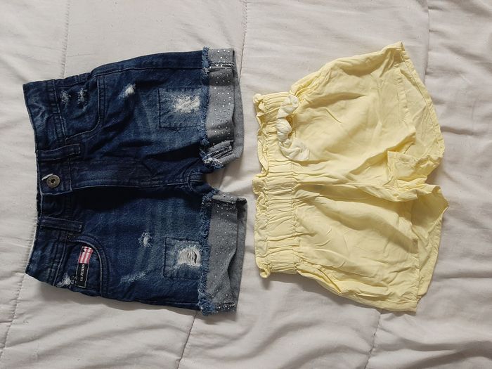 lot de 2 shorts taille 4 5 ans