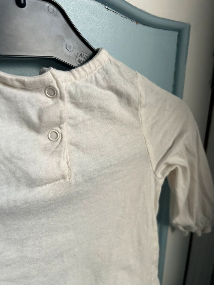 Tee shirt manches longues crème , Tao , 9 mois - photo numéro 6