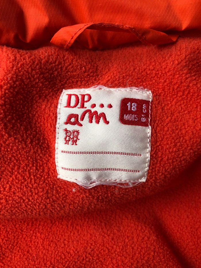 Doudoune orange 18 mois / 81 cm DPAM - photo numéro 4