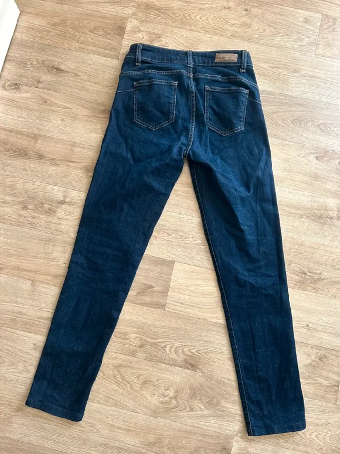 La fée Maraboutée, Jean Slim, taille haute, bleu brute, femme, taille 36 - photo numéro 4