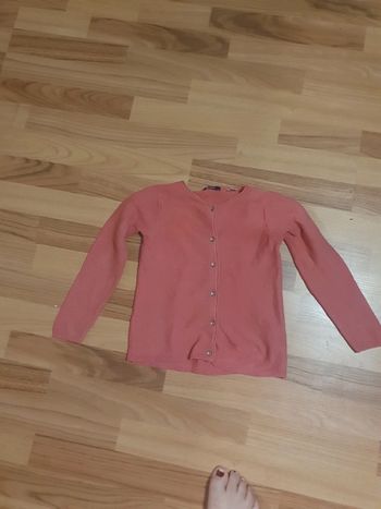 gilet fin okaidi rose 5 ans