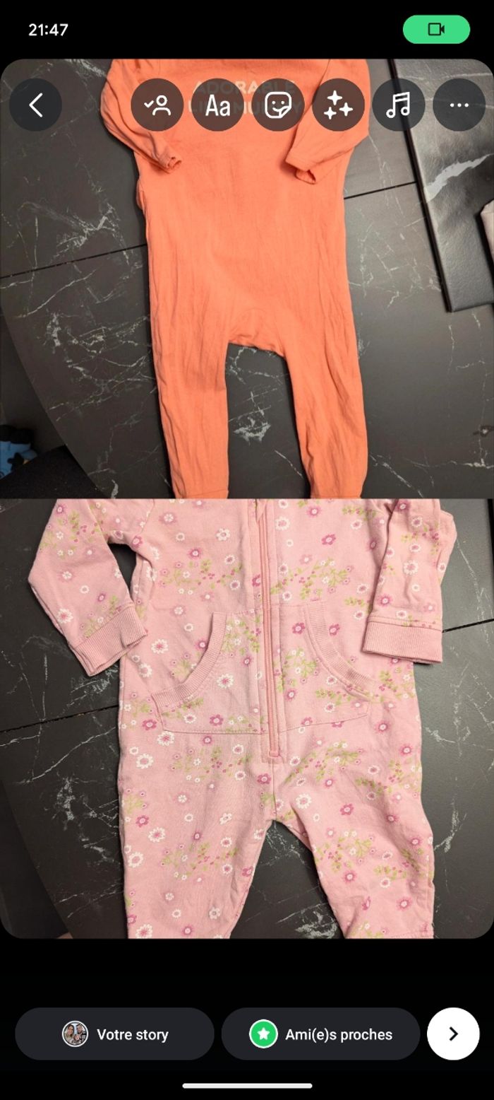 Pyjamas fille 🤞