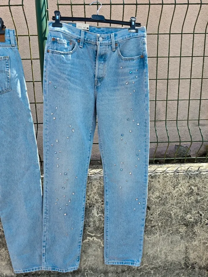 Levi's 501 original avec strass neuf - photo numéro 2