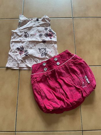 Ensemble fille 24 mois